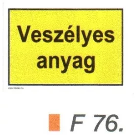 Veszélyes anyag F76