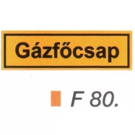 Gázföcsap F80