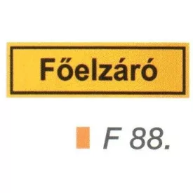 Föelzáró F88