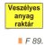 Veszélyes anyag raktár F89