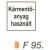 Kármentö anyag (használt) F95