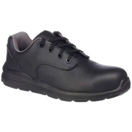 FD61 Portwest Portwest Compositelite fűzős munkavédelmi cipő Fekete és Fehér színben
