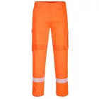 FR401 Portwest jólláthatósági Bizflame Plus kéttónusú munkavédelmi nadrág Narancs M