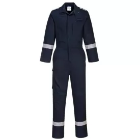  FR501 Portwest jólláthatósági Bizflame Plus munkavédelmi overál védőruházat Navy és Narancs színekben
