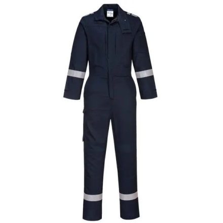 FR501 Portwest jólláthatósági Bizflame Plus munkavédelmi overál védőruházat Navy és Narancs színekben