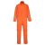 FR502 Portwest jólláthatósági Bizflame Plus könnyű munkavédelmi overál Narancs XXL