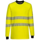 FR701 Portwest WX3 jóllthatósági lángálló Hi-Vis munkavédelmi póló Sárga/Fekete és Sárga/Navy színekben