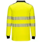 FR702 Portwest WX3 jólláthatósági lángálló HI-VIS munkavédelmi pólóing Sárga/Fekete L
