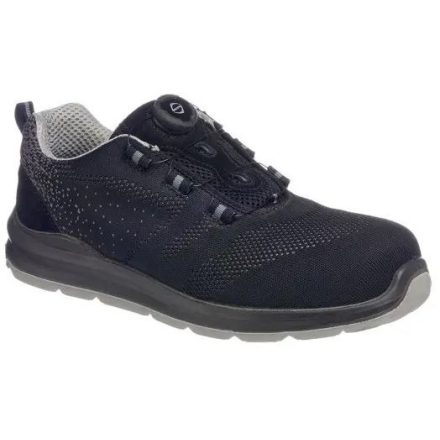 FT08 Portwest Portwest Compositelite Wire Lace Safety Trainer kötött S1P Fekete/Szürke 36