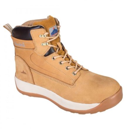 FW32HOR39, FW32 Steelite Constructo Nubuck Portwest S3 HRO munkavédelmi bakancs, acélbetétes, talplemezes, Méz, 39