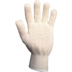   Vastag, bélelt, dupla pamut munkavédelmi kesztyű, kötött, rugalmas mandzsettával (4186-87)