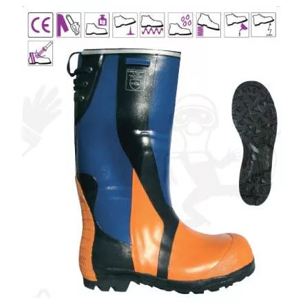 DUNLOP vágásbiztos munkavédelmi csizma (S5) D96039-47-os munkacsizma