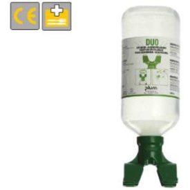  PLUM steril szemöblítő folyadék, Duo 1000 ml, egyszerre 2 szem öblítésére