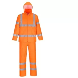   H448 Portwest Packaway jólláthatosági munkavédelmi esőruha Narancs XXXL