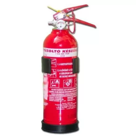 1 kg ABC Porral oltó tűzoltó készülék PKM1A 5A 34B C