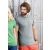 MEN'S SHORT SLEEVE VINTAGE (KV2104) nyári rövid ujjú férfi pulóver, környakas testhez álló, Mintás sötétkék/Vintage Navy színben,  méret: XL, méret: XL, szín: Mintás sötétkék/Vintage Navy