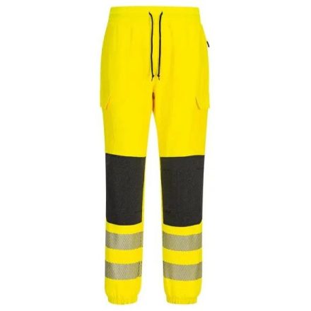 KX346 Portwest munkavédelmi derekasnadrág megerősített térdpanelel Sárga/Fekete M