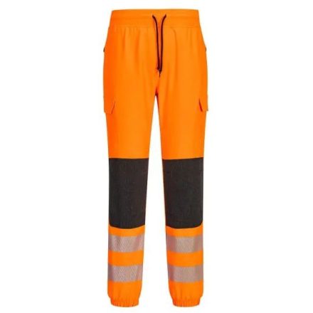 KX346 Portwest munkavédelmi derekasnadrág megerősített térdpanelel Narancs/Fekete és Sárga/Fekete