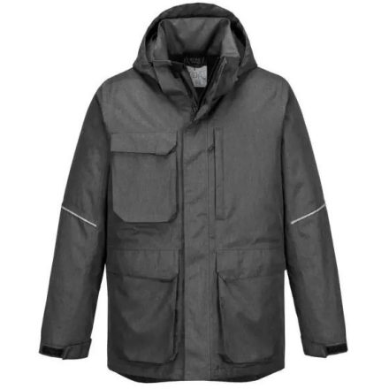 KX360 Portwest KX3 Parka Munkavédelmi Kabát Szürke S