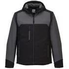 KX362 Portwest KX3 kapucnis Softshell Munkaédelmi kabát Szürke/Fekete és Fekete színben