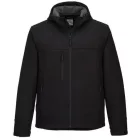 KX362 Portwest KX3 kapucnis Softshell Munkaédelmi kabát Szürke/Fekete és Fekete színben