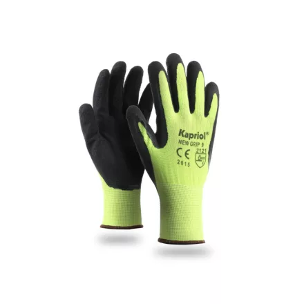 Kapriol New Grip védőkesztyű sárga-fekete 10  - bliszter nélkül
