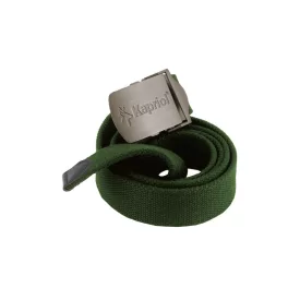 Kapriol öv fém csattal zöld 4x130cm