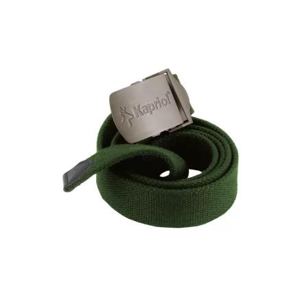 Kapriol öv fém csattal zöld 4x130cm