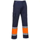 L049 - Hi-Vis könnyű, kéttónusú Combat jólláthatósági munkavédelmi nadrág