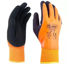   Rock Safety LRS3033 Duplán latex mártott poliészter szerelőkesztyű