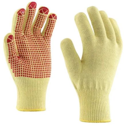 Rock Safety MAMMOTH-1T-DOT  Egyszálas kötött Kevlar® kesztyű, PVC pontozással
