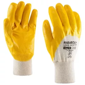 Rock Safety MARABOU-Y Nitrilmártott pamut kesztyű