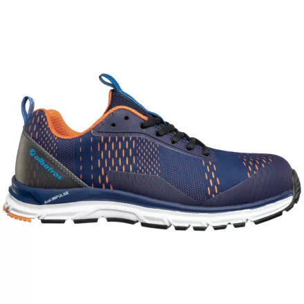 Albatros AER55 Impulse Blue Orange Low S1PS ESD FO HRO SR munkavédelmi cipő