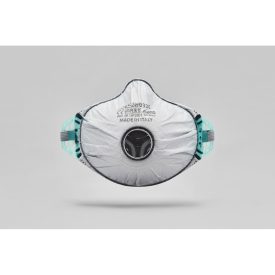   BLS 032 FFP3 szelepes, aktív szenes Dolomit légzésvédő maszk állítható gumival (5 db)