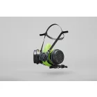 BLS 4600next dupla szűrős félálarc bajonett csatlakozóval, A2P3 R szűrőkke