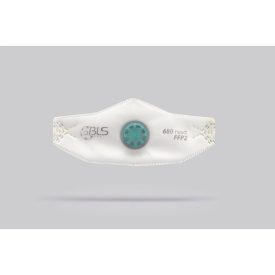   BLS 670 next FFP2 Dolomit szelepes légzésvédő maszk (10db)