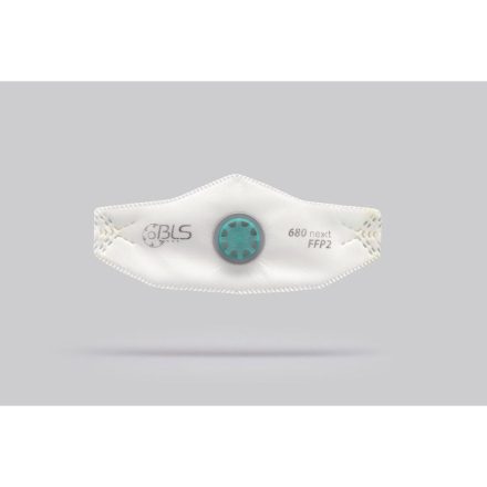 BLS 670 next FFP2 Dolomit szelepes légzésvédő maszk (10db)