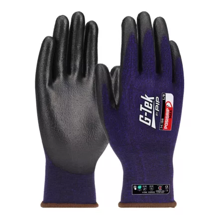 G-TEK PosiGrip MAX 18G kötött, nylon/spandex, PosiGripMax tenyérmártott munkavédelmi kesztyű