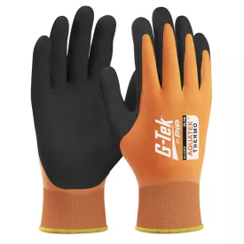   G-TEK Aquatek THERMO akril/poliészter, latex tenyérmártott munkavédelmi kesztyű