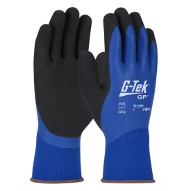   G-TEK poliészter kötött, vízálló, latex tenyérmártott munkavédelmi kesztyű