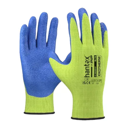 HANTEX Hi-Vis latexmártott téli kesztyű