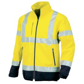   ISSALINE FLASH minősített jól láthatósági softshell kabát