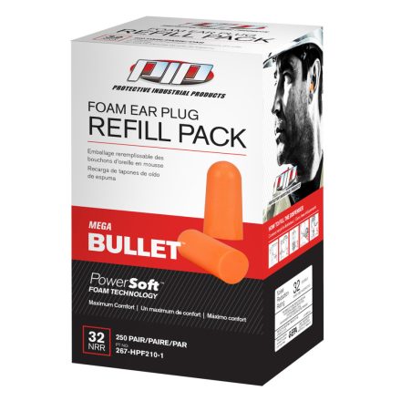 PIP PowerSoft ™ MEGA BULLET poliuretán hab füldugó adagoló utántöltő (250pár) 