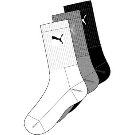 Puma Sport zokni - 3pár/csomag