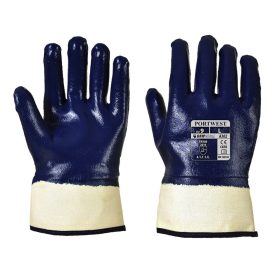 A302 - Csuklóig mártott nitril kesztyű