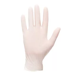   A910 - Egyszerhasználatos latex kesztyű, púderezett (100 db)