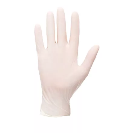 A910 - Egyszerhasználatos latex kesztyű, púderezett (100 db)