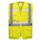 G456 -  Glowtex vezetői mellény Ezee zippzárral