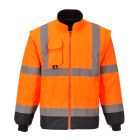 S426 - Hi-Vis 7 az 1-ben kontraszt Traffic kabát