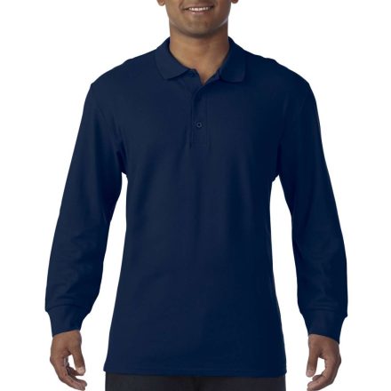 Gildan® Premium Cotton® Adult hosszú ujjú double pique póló